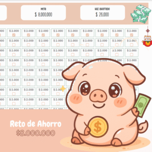 Reto Visual de Ahorro: $8.000.000 llenos de frases lindas y progreso real